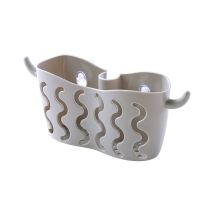 【CW】 Cup Sponge Holder Shelf With Hanging Drain Basket