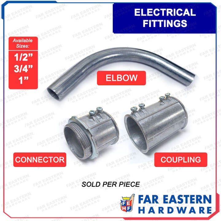 EMT Elbow Coupling Connector for Electrical Conduit Pipes