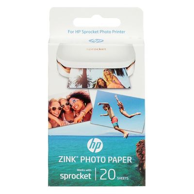 【✜】 Thinkerz 20แผ่น/กล่อง Zink สติ๊กเกอร์กระดาษภาพถ่าย5*7.6เซนติเมตรสำหรับ Zink เฟืองเครื่องพิมพ์ภาพโดยไม่ต้องหมึกง่ายต่อการพิมพ์ภาพ DIY