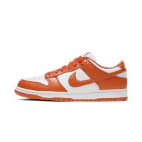 RT 2023 HOT 【Original】รองเท้าสเก็ตบอร์ดระบายอากาศน้ำหนักเบา USB-Duk- Low White Orange Sports Sneakers