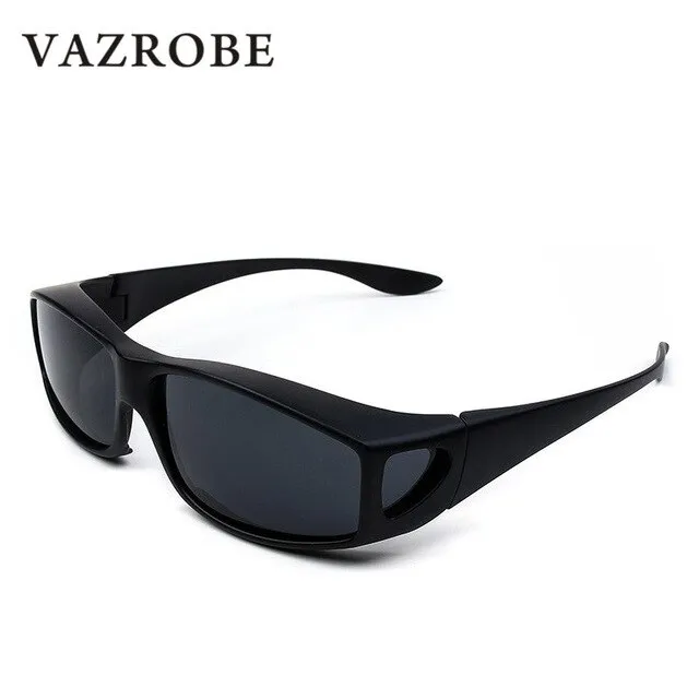 Vazrobe Fit Over Glasses Frame Driving Goggles Myopia Sunglasses Driver