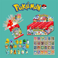 24pcsset Pokemon Pikachu Blind Anime Action Figure Model Doll And Charizard Playing Cards Psyduck Toys For Childrens Gift