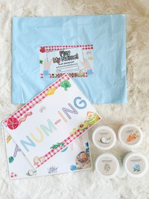 ชุดกิจกรรมปั้นแป้งโดชื่อของฉัน Play My Name Playdough Kit