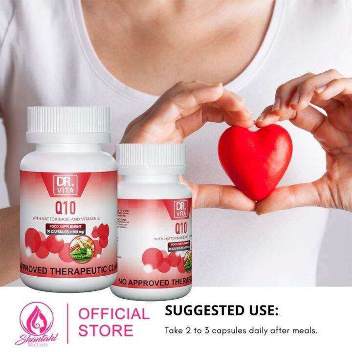 Dr. Vita Q10 & Nattokinase & Vitamin E for Heart Health Dr Vita Q10