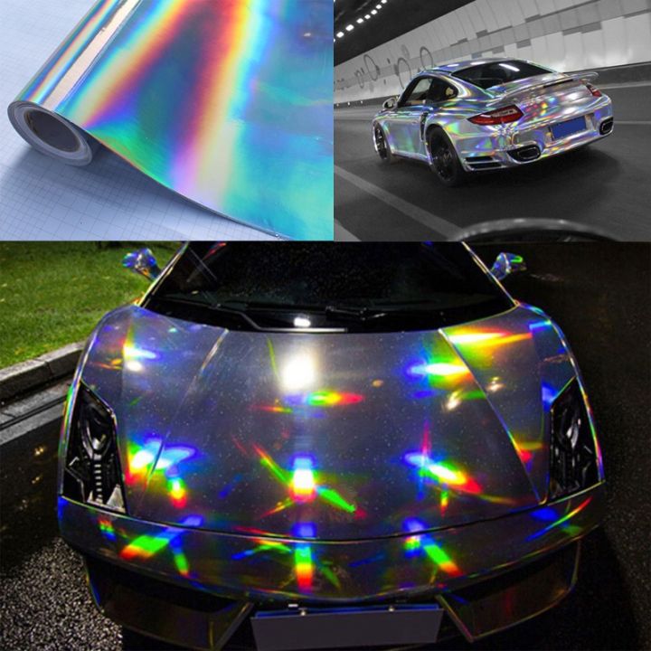 premium rainbow chrome car body film