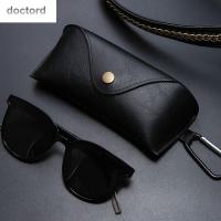 DOCTORD เคสใส่แว่นตาแบบแขวนพกพา,แว่นตานักเรียนพียูกันน้ำหนังแว่นตากระเป๋าป้องกันสายตาสั้นกรอบป้องกันแว่นตาผู้หญิงกล่องแว่นตากล่องป้องกันกระเป๋าเก็บของที่วางแว่นตา