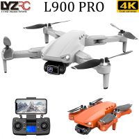 LYZRC L900 PRO โดรน4K กล้องคู่ไร้แปรงถ่าน5G WIFI FPV เฮลิคอปเตอร์สี่ใบพัด GPS เฮลิคอปเตอร์ควบคุมรีโมต1.2กม. 25นาทีสำหรับของเล่นเด็ก