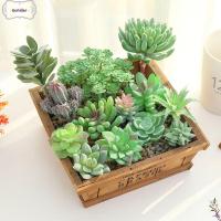 ต้นไม้เทียมปลอมเครื่องประดับ DIY โกฮิลเลอร์ดอกไม้บ้านอุปกรณ์ตกแต่งสวน Flocking Succulents