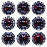 Boost/Vacuum/Water Temp/Oil Temp/Oil Press/Voltage/Tachometer/Air Fuel Ratio/EGT Gauge Gauge Pods 52mm Analog led White Case