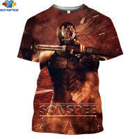 Xzx180305 sonspe japan samurai T-shirts 3D men women fashion Ninja tshirt time shirt Unisex Japanese Short Sleeve streetwear man clothing