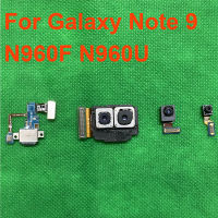 Samsung Asal untuk Galaksi Nota 9 N960F N960N N960U N9600 Belakang Belakang Utama Iris Kamengecas Dok Mikro Papan Flex Kabel