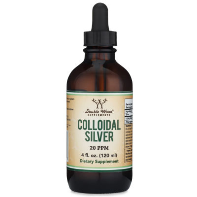 Double wood Colloidal Silver Double Pack 20 PPM - 4 Fl OZ