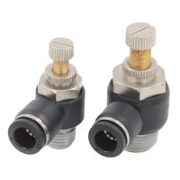 QDLJ-Sl Pneumatic Quick Connector Sl4-m5 Sl4-m6 Sl4--01 Sl8-02 10-03 12-04 Air Pipe Pressure Regulating Throttle Valve Sl6-02