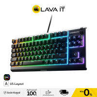 SteelSeries APEX 3 TKL Whisper Quiet Switch คีย์บอร์ดเกมมิ่ง (ENG Only) ไฟ RGB  8 โซน กันน้ำได้ (รับประกันสินค้า 1 ปี) By Lava IT