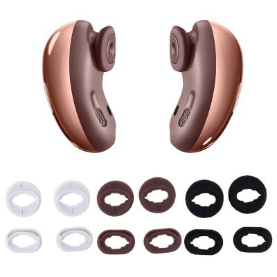 Soft Silicone Earbuds Cover Eartips Ear Cap Earplugs Earhook for SAMSUNG -Galaxy Buds live Bluetooth Earphone Headphones Wireless Earbud Cases