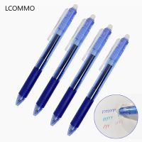 4/10pcs Office Erasable Gel Pen Set 0.5mm Magic Erasable Pen Refill Rods Red/Blue/Black/Green Magic Ink Pen School Stationery