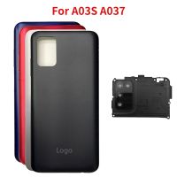 Housing For Samsung Galaxy A03S A037 A037F A037U Back Battery Cover Door Rear Replacement Parts with camera lens frame