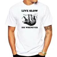 Live Slow Die Whenever T Shirt Sloth T Shirtsloth Shirtlazy T Shirtcute Shirthipsterchilltumblrinstagram90S Shirt Men T