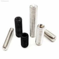 ۞♂ 50pcs M1.6 M2 M2.5 M3 M4 M5 M6 M8 DIN916 304 Stainless Steel Black Grade 12.9 Hex Hexagon Socket Cup Point Set Screw Grub Bolt