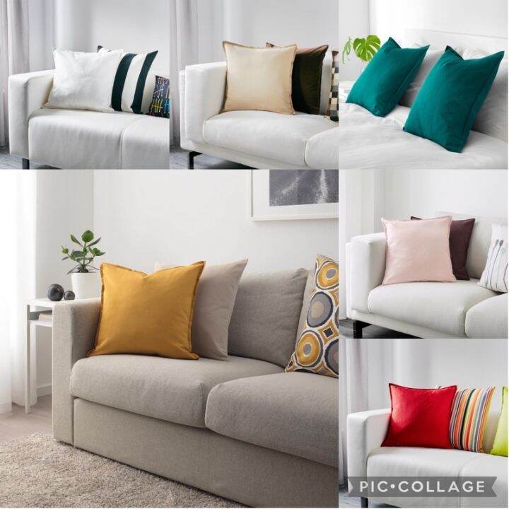 IKEA THICK THROW SOFA PILLOW CASE CUSHION COVER with ZIPPER ONHAND
