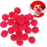 Nose Clown Red Costume Sponge Cosplay Circus Props Carnival Accessories Noses Supplies Dog Jester Foam Up Dress Fake Rudolph Adhesives Tape