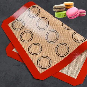 Non Stick Perforated Silicone Baking Mat 30x40 Heat Resistant Oven Sheet  Liner For Bread/Cookie/Biscuits/Puff/Eclair Pastry Mat