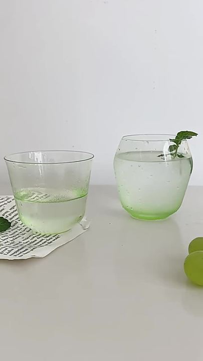 Retro Green Goblet Wine Glass Champagne Flute Cup Beautiful Vintage  Transparent Whiskey Margarita Drinking Wine Glasses Barware