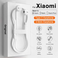 Original Type C Wired Headphone For Xiaomi Mi 13 12 11 Pro Ultra Lite 3.5MM Earphone Redmi Poco Huawei Samsung Earbud Headset