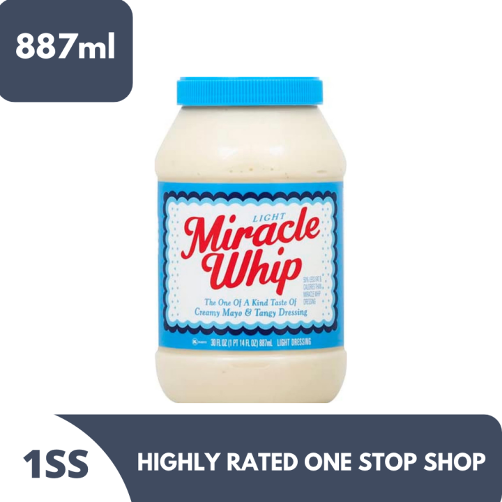Miracle Whip Light Mayo 887ml (Exp Dec 15, 2023) Lazada PH