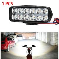 Motorcycle Headlight Spotlight Bulb LED Spotlight 12 LED spot Light Fog Driving Lamp For A U Scooter Lighting