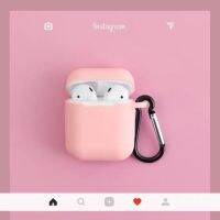 เคสสำหรับ Airpods Apple เคสป้องกันหูฟังบลูทูธไร้สายพร้อมกล่องชาร์จไฟแบบสัมผัสเรียบและเบา