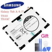 Original เปลี่ยนแบตเตอรี่แท็บเล็ต EB-BT550ABA สำหรับ Samsung GALAXY Tab A 9.7 T550 T555C P555C P550แบตเตอรี่แบบชาร์จไฟได้6000MAh