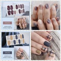 JjoygirlDA Nail sticker motif sticker kuku stiker kuku nail stiker glitter stripes design