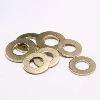 10pcs M2 M3 brass Flat gasket Copper washer Screw bolt fittings 4mm-9mm OD 0.3mm-0.8mm thickness Nails  Screws Fasteners