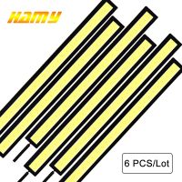 ☜ 6 PCS Car LED Bulb Driving Daytime Running Light 17CM DRL COB 12V 7000K Super Bright Auto Atmosphere Styling Light Bar Fog Lamp