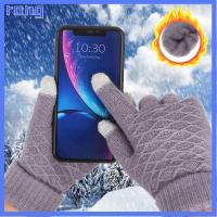 RANG Arrival Elastic Soft Thicken Warm Touch Screen Mittens Knitted Gloves Full Finger