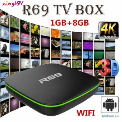 Smart Multimedia Player Android 6.0 Quad-Core 8GB Android TV Box R69 - intl (0604)