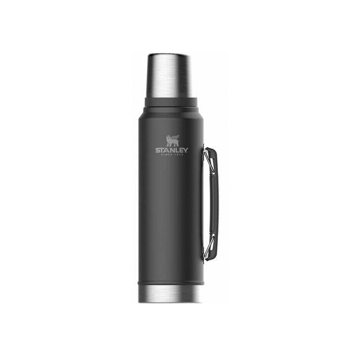 Stanley Classic Vacuum Bottle 1.1QT (Matte Black) Big Volume Thermos