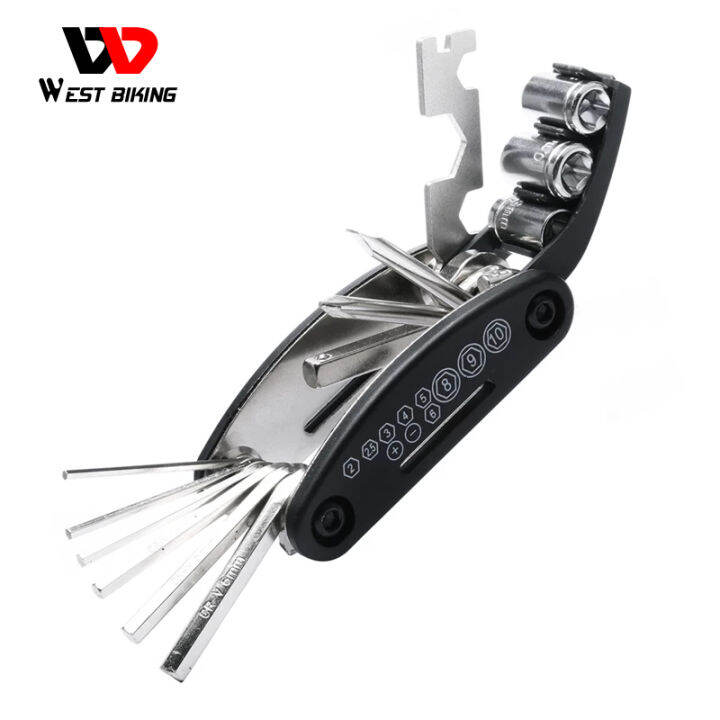 WEST BIKING Bicycle Tools Sets 16 in 1 Mountain Bike Multi Repair