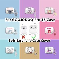 【Discount】 For GOOJODOQ Pro 4B Case Creative Cartoon for GOOJODOQ Pro 4B Casing Soft Earphone Case Cover