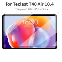 1ชิ้นกระจกนิรภัยป้องกันสำหรับ Teclast T40อากาศ10.4 2023ปกป้องหน้าจอรอยขีดข่วนฟิล์มแก้ว0.33มม.