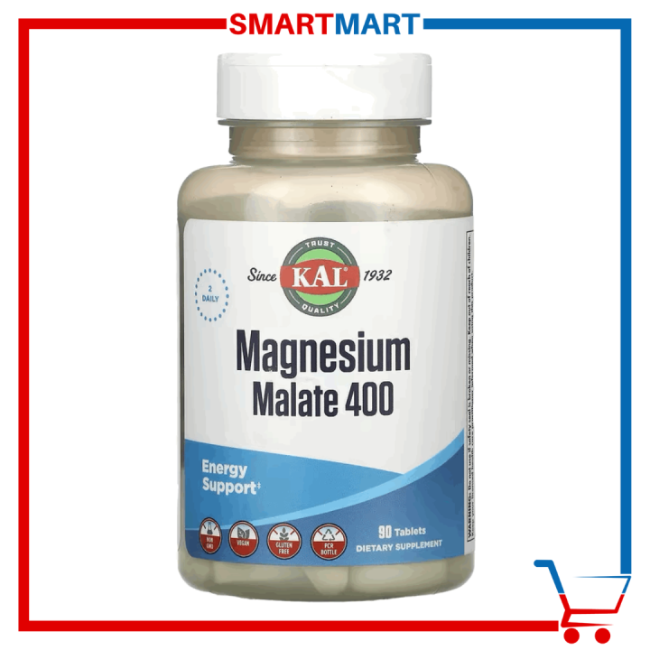 KAL Magnesium Malate 400 mg 90 Tablets | Lazada PH