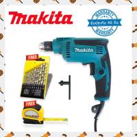 จัดชุดโปรโมชั่น สว่านไฟฟ้า 2 หุน Makita  รุ่น 2010 แถมฟรี ดอกสว่านและตลับเมตร Stanley คุณภาพดี