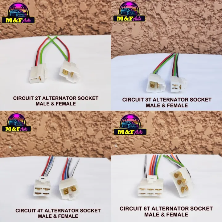 Alternator Socket Male & Female Set Lazada PH