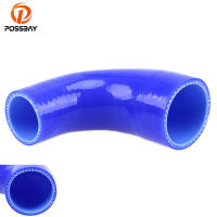 POSSBAY Car Accessories 38-76mm 1.5 to 3.390 Degrees Adjustable Silicone Hose Reducer Coupler Blue Turbo Hose Universal