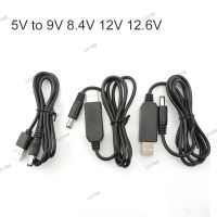 USB DC 5V to USB 9V 8.4V 12V 12.6V Step UP Module Power Boost Line power supply cable adapter Converter 5.5X2.1mm for router YB8TH