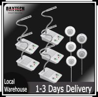 Daytech Dual-Way กระจกหน้าต่าง Counter Intercom Interphone สำหรับสำนักงานกลับ Store โรงพยาบาล Intercom ระบบลำโพง WI09