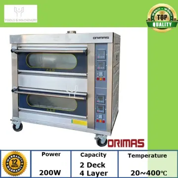 ORIMAS Industrial Stainless Steel Electric Oven 3 Deck GU-6M