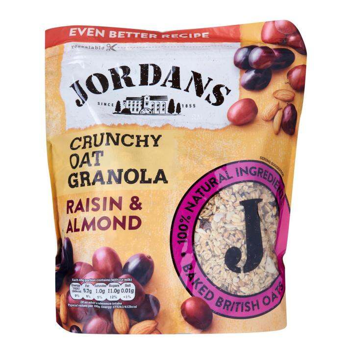 Jordans Crunchy Oat Raisin And Almond Granola Lazada Singapore