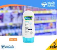 Cetaphil Baby Gentle Wash &amp; Shampoo เซตาฟิล เบบี้ เจนเทิล วอช &amp; แชมพู 230 มล. ผลิตภัณฑ์อาบน้ำและสระผมสำหรับเด็ก 2 ขั้นตอนในขวดเดียว [Exp.04/23]